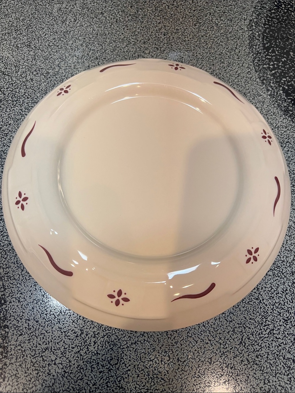 Longaberger Red Pillar Candle Holder